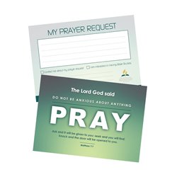 Prayer Request Cards SDA (25 PK)